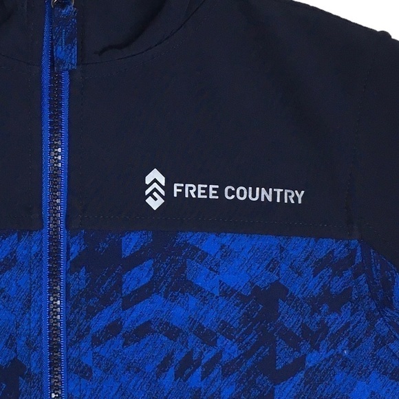 FREE COUNTRY Boy’s Ultimate Softshell Jacket Fleece Lined Reflective Size 5/6 - Picture 7 of 15
